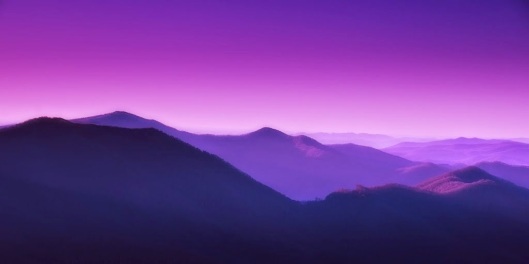 purple mountains